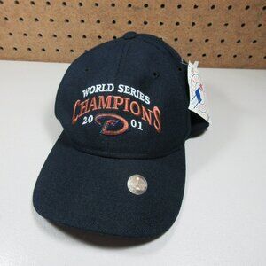 Vintage Headmaster INC men Arizona Diamondbacks 2001 WS Champs strapback hat NWT